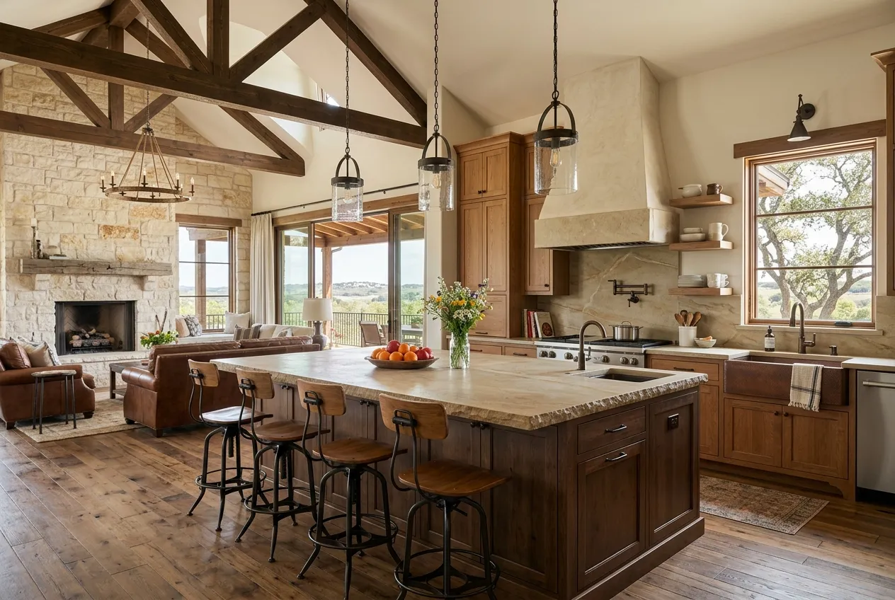 Updated kitchen in a New Braunfels home